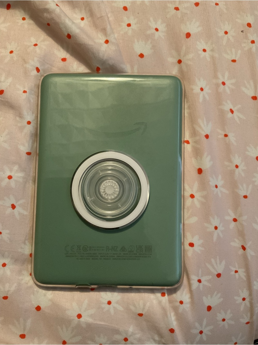 Amazon Kindle E-reader in Mint Green with Gold Trim - Picture 4 of 4